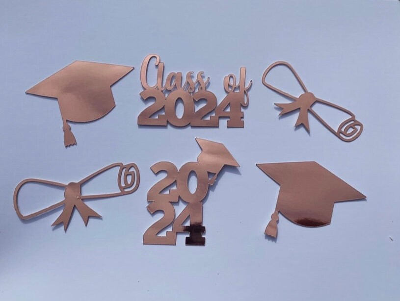 Graduation cupcake toppers