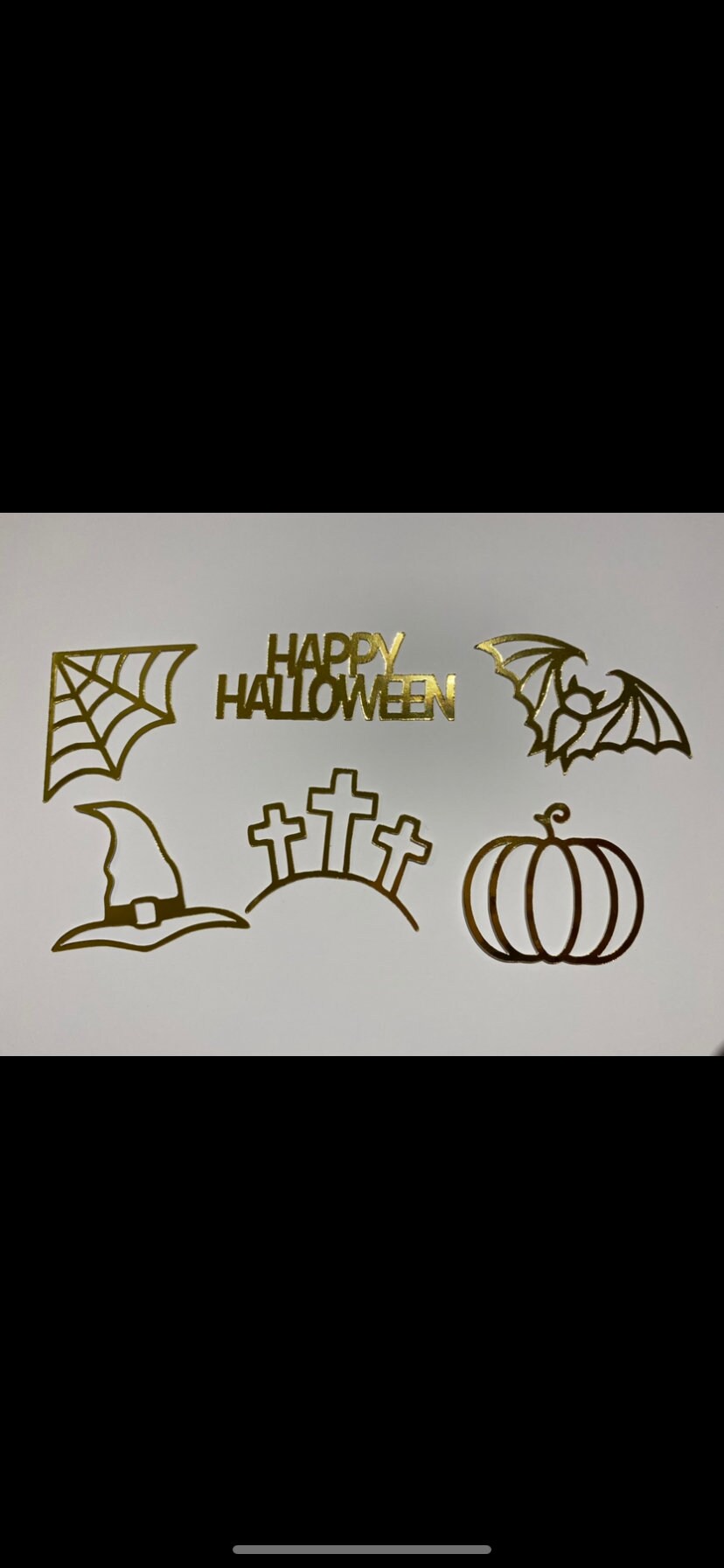 Halloween cupcake toppers