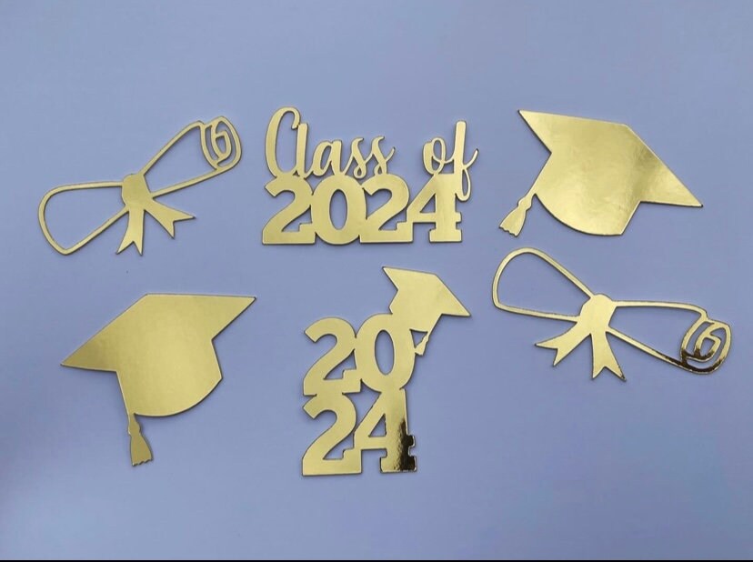Graduation cupcake toppers