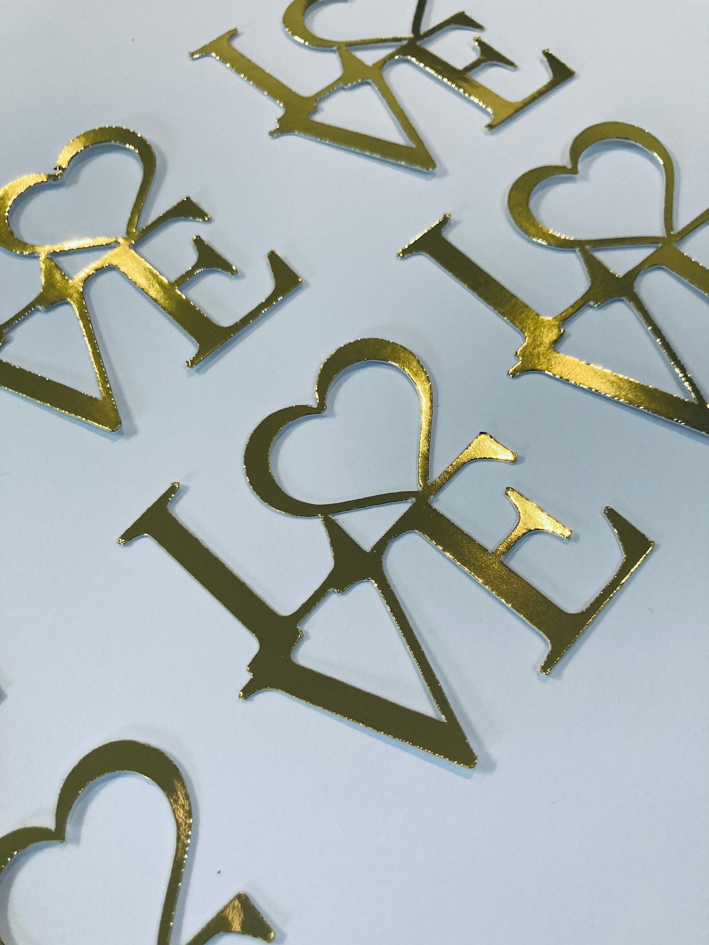Love cupcake toppers