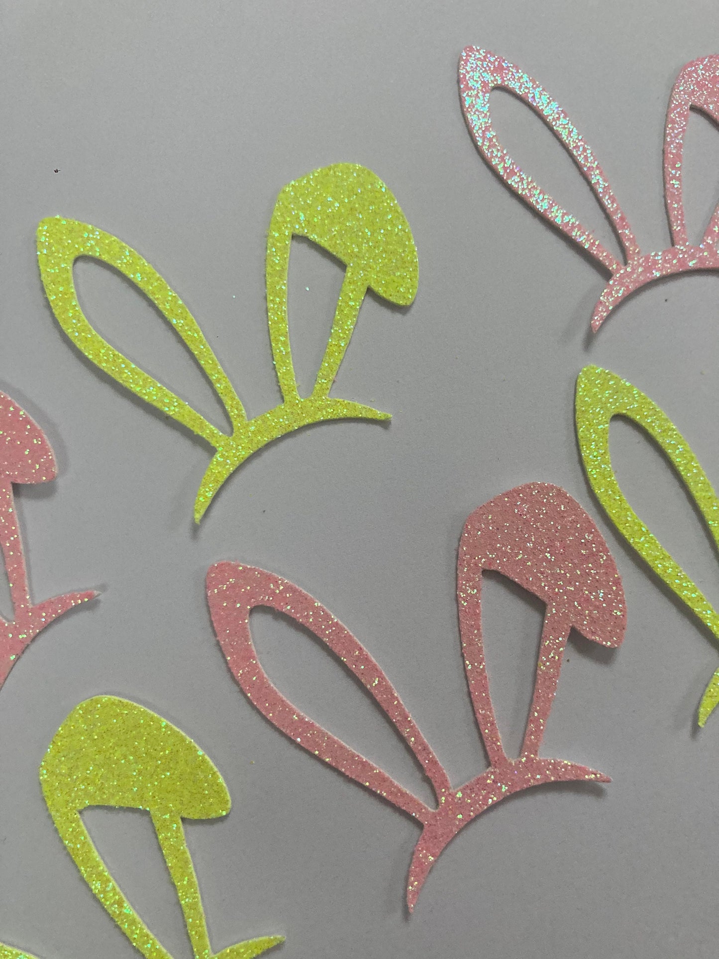 Easter cupcake toppers, Bunny ear cupcake toppers
