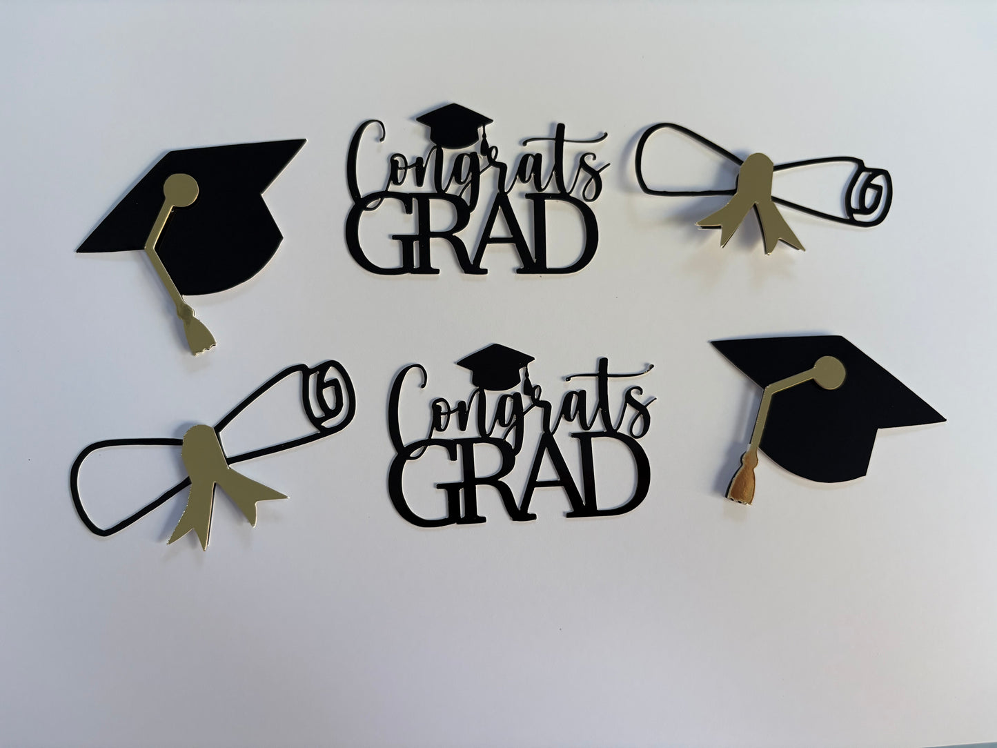 Graduation cupcake toppers