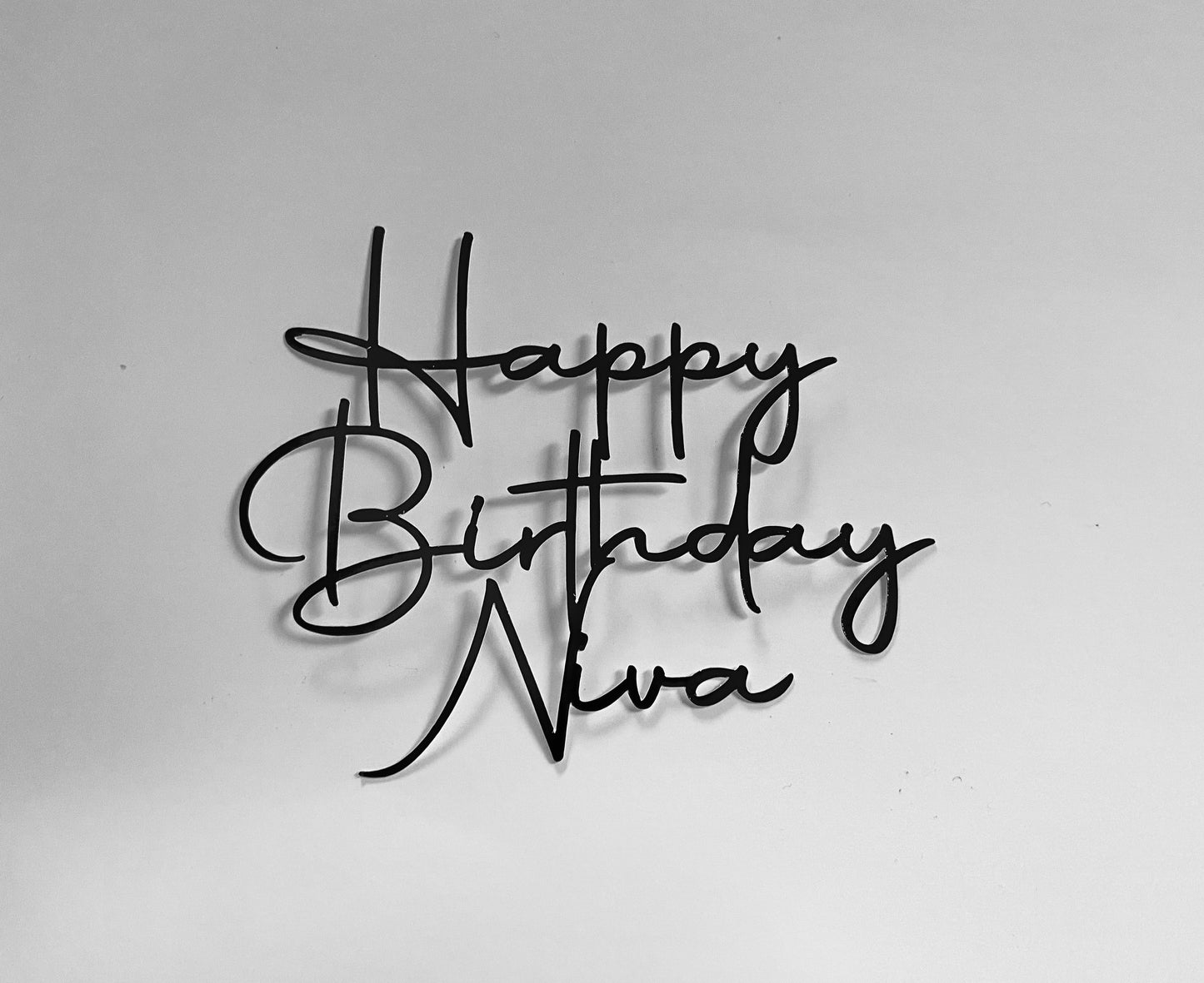 Personalised cake topper