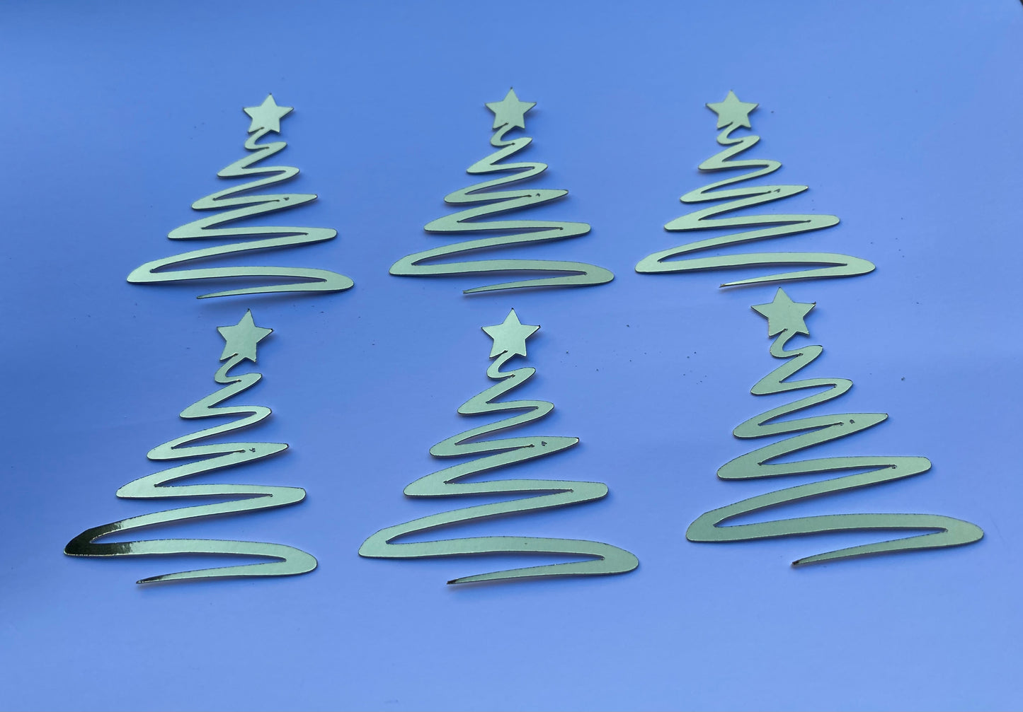 Christmas tree cupcake toppers