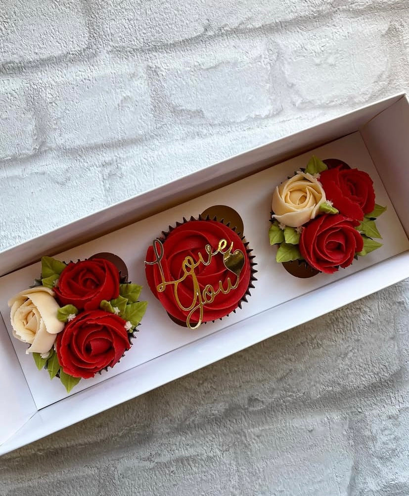 Love you cupcake topper