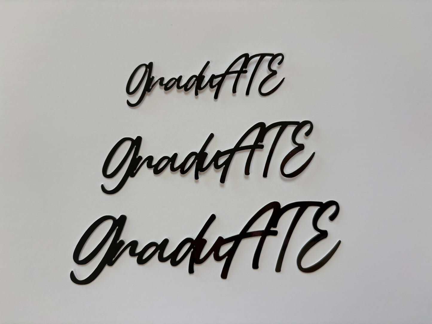 GraduATE cake topper