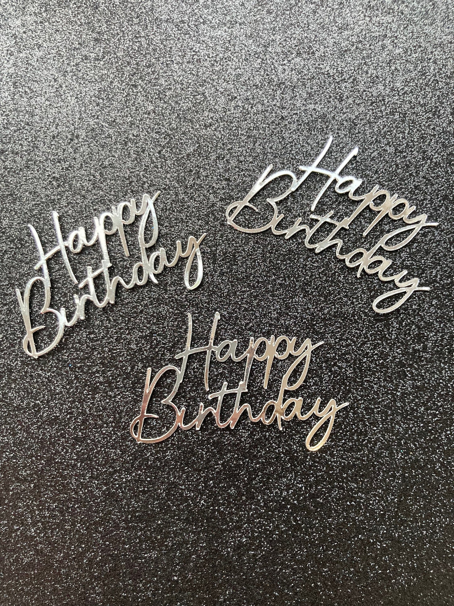 Happy birthday cupcake topper