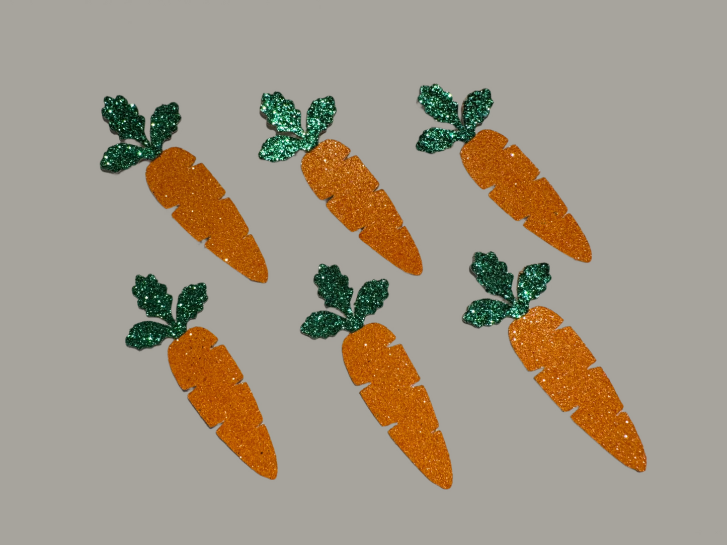 Carrot Easter cupcake toppers
