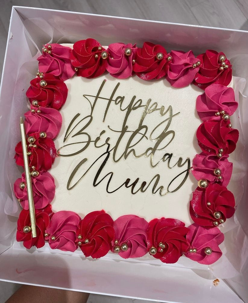 Personalised cake topper, Sheet cake topper, Cake charm