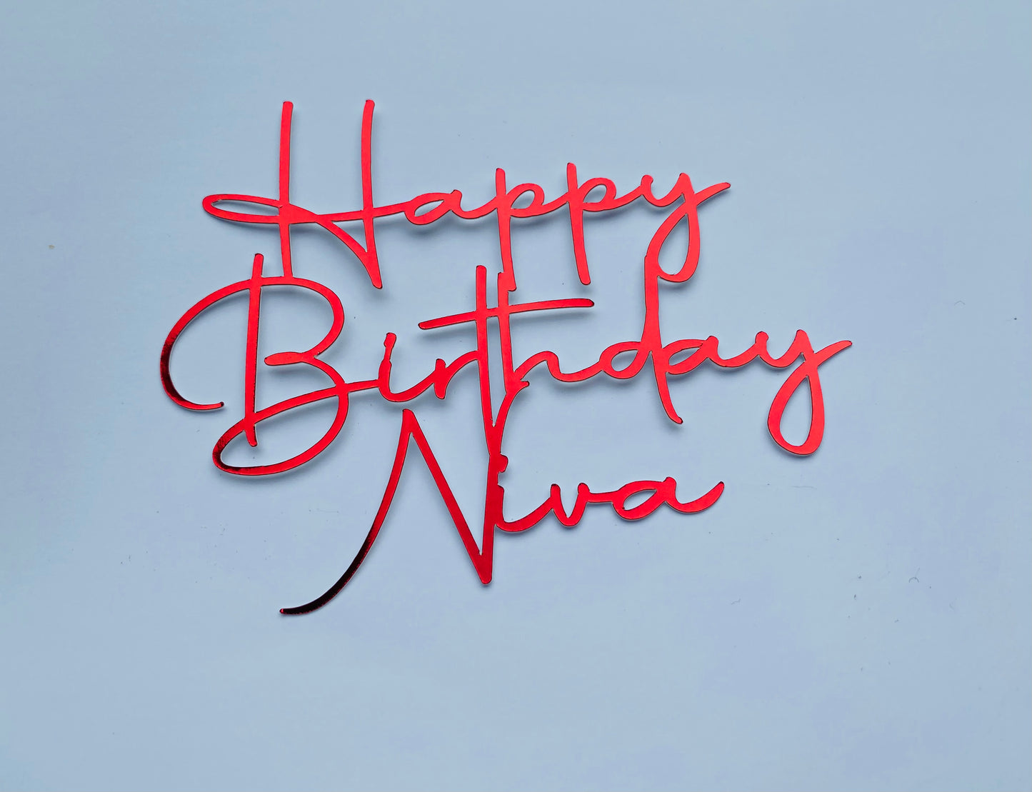 Personalised cake topper