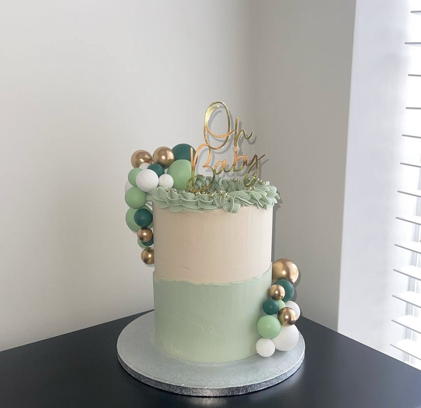 Oh baby cake topper