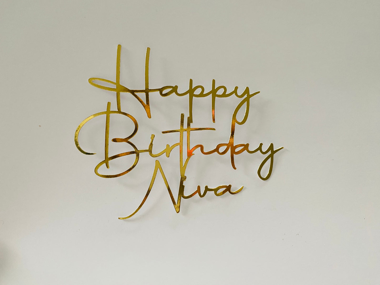 Personalised cake topper