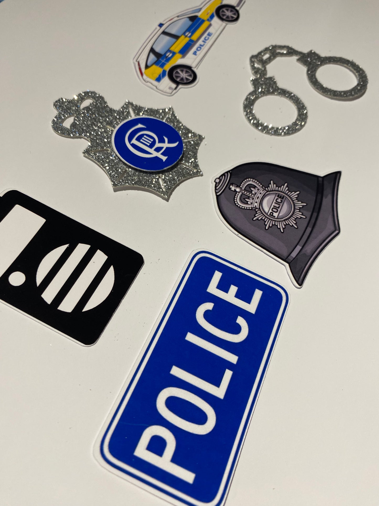 Police cupcake toppers