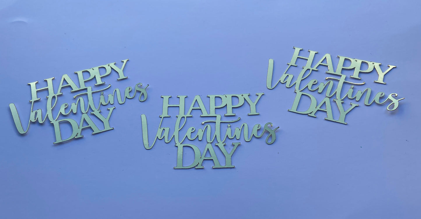 Happy Valentines day cupcake toppers, Valentines sheet cake toppers