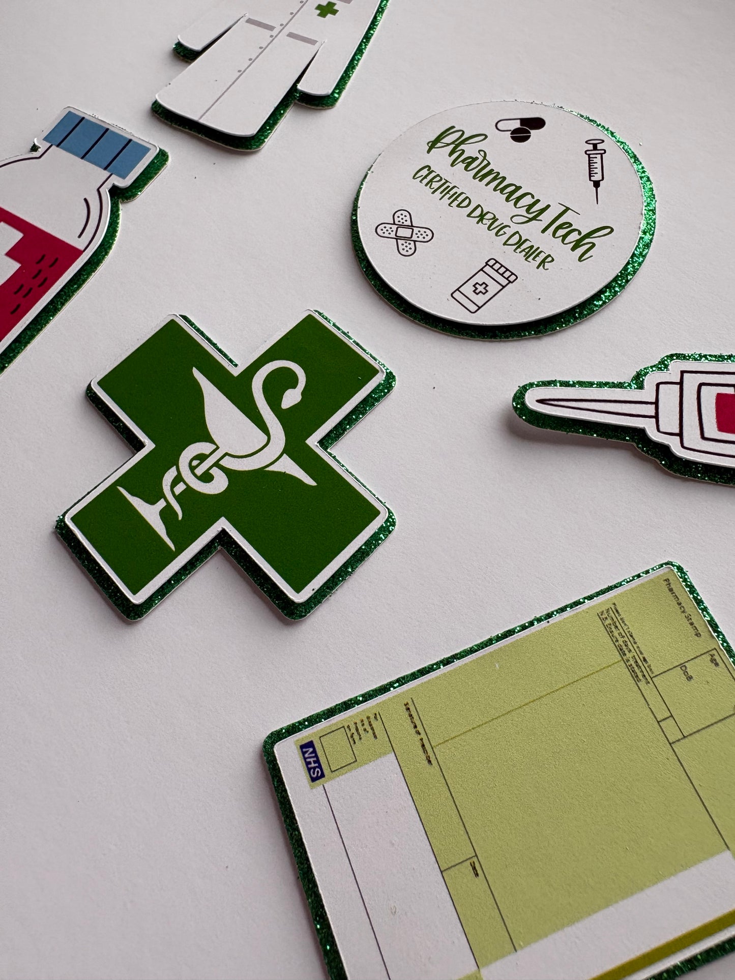 Pharmacy cupcake toppers