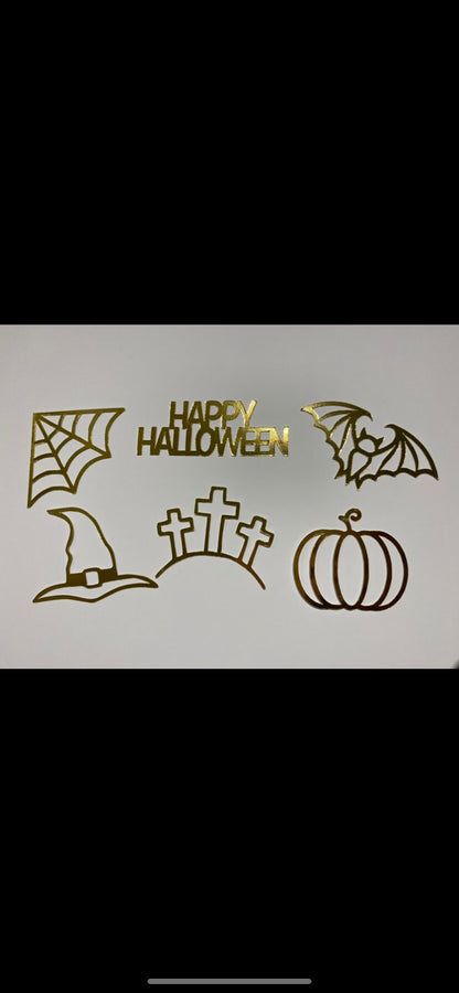 Halloween cupcake toppers
