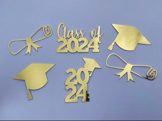 Graduation cupcake toppers