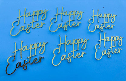 Happy Easter cupcake toppers