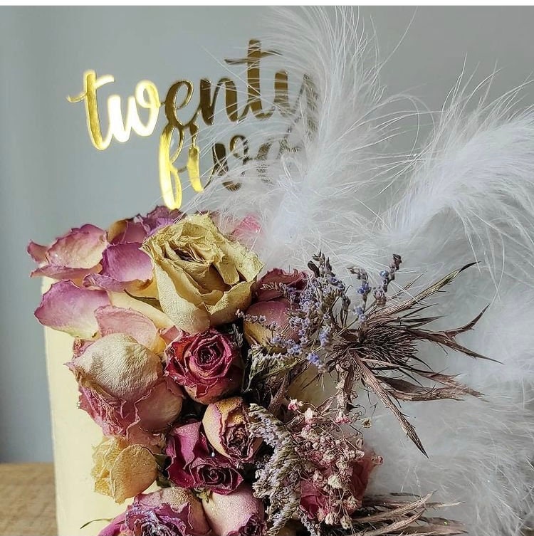 Age topper, Written age cake topper