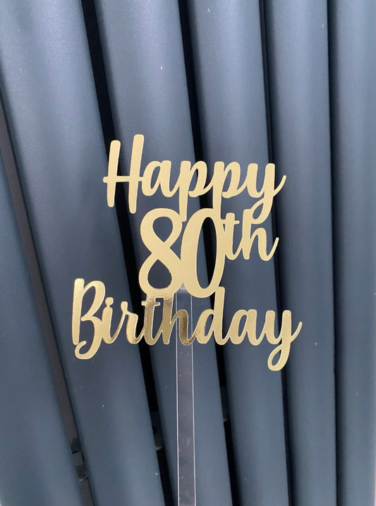 Personalised cake topper