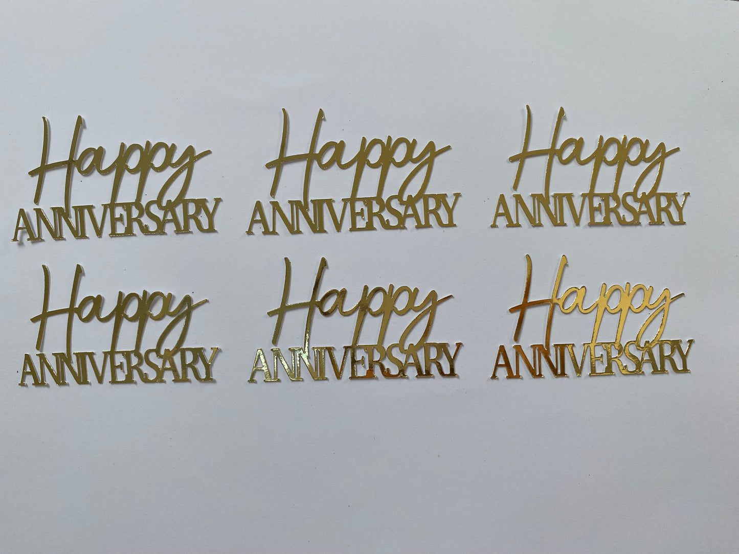 Happy Anniversary cupcake toppers