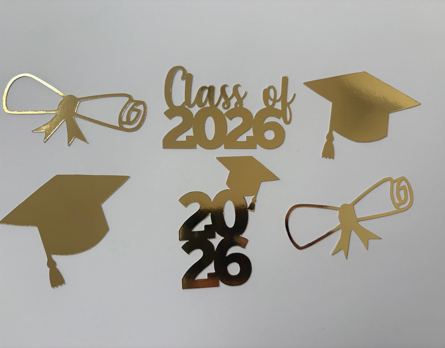 Graduation cupcake toppers