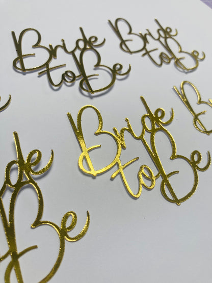 Bride to be cupcake toppers, hen do cupcake toppers
