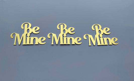 Be mine cupcake toppers