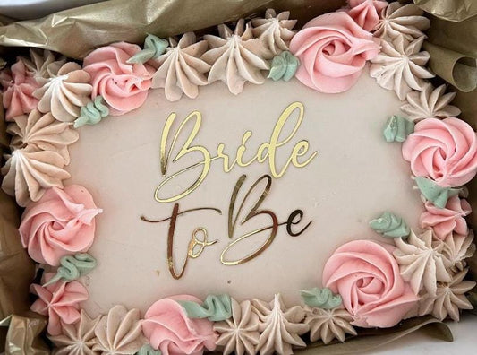 Bride to be cake charm, Bride to be cake topper