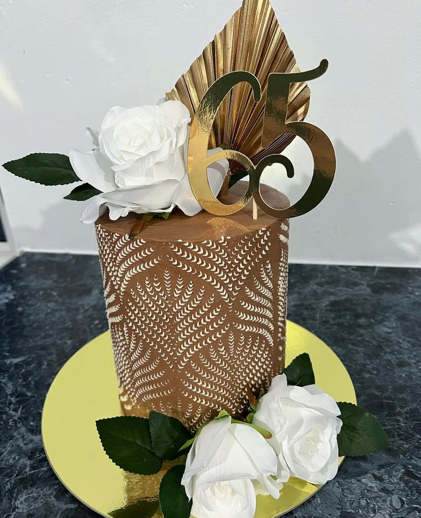 Age cake topper