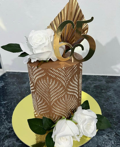 Age cake topper