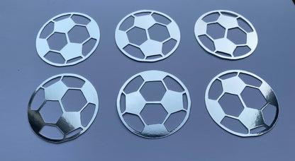 Football cupcake toppers