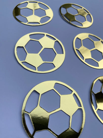 Football cupcake toppers