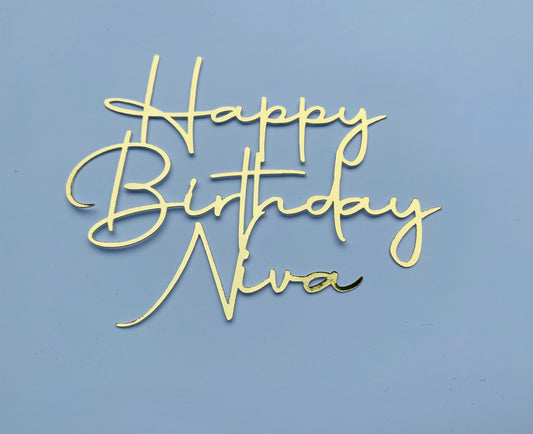 Personalised cake topper
