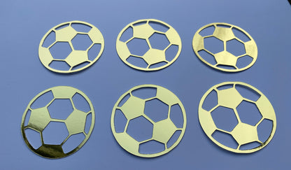Football cupcake toppers