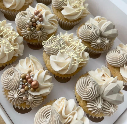 Happy birthday cupcake topper