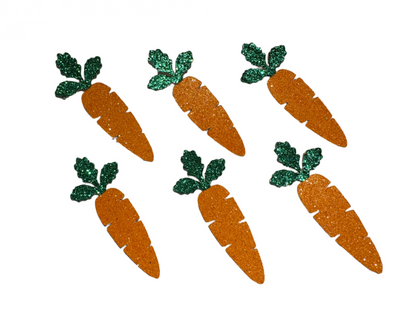 Carrot Easter cupcake toppers