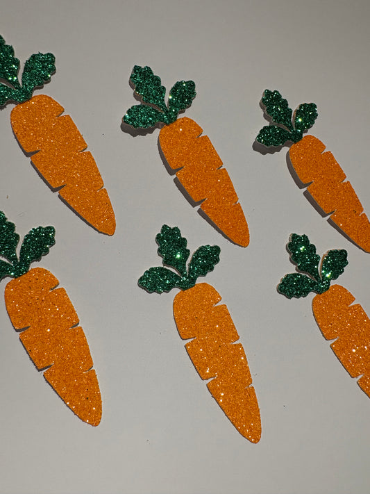 Carrot Easter cupcake toppers