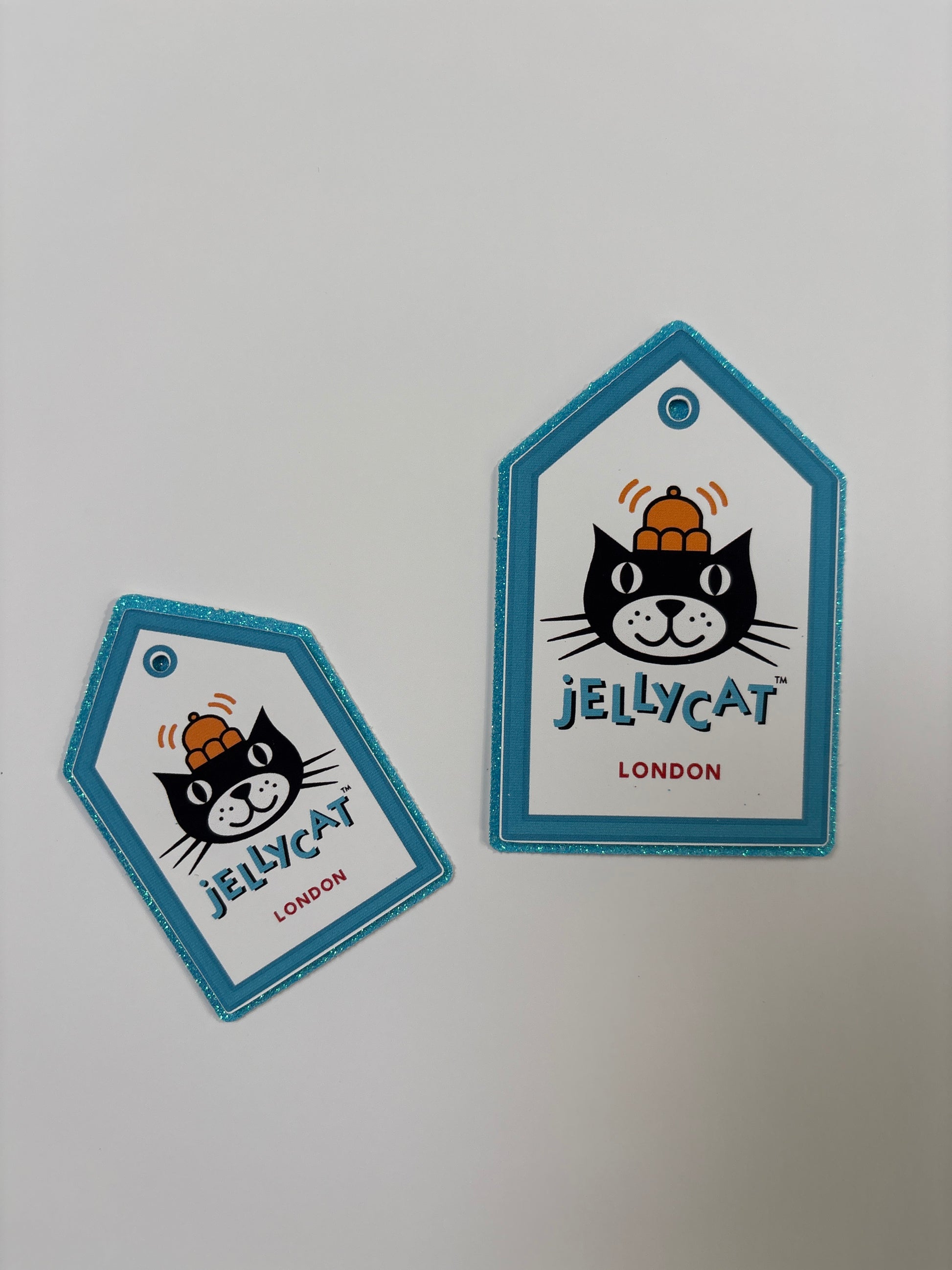 Jelly cat tags cake toppers 