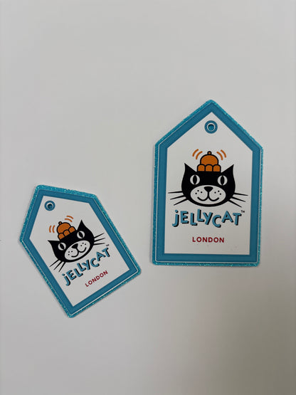 Jelly cat tags cake toppers 