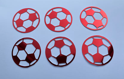 Football cupcake toppers