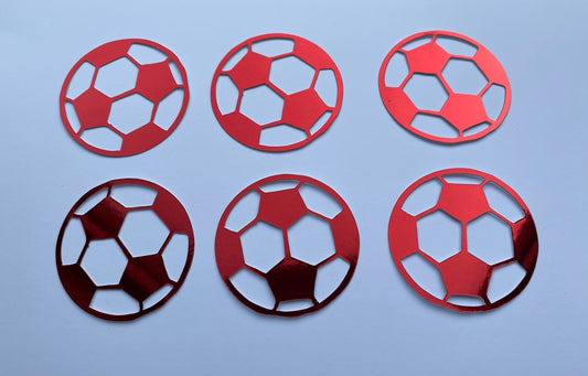 Football cupcake toppers