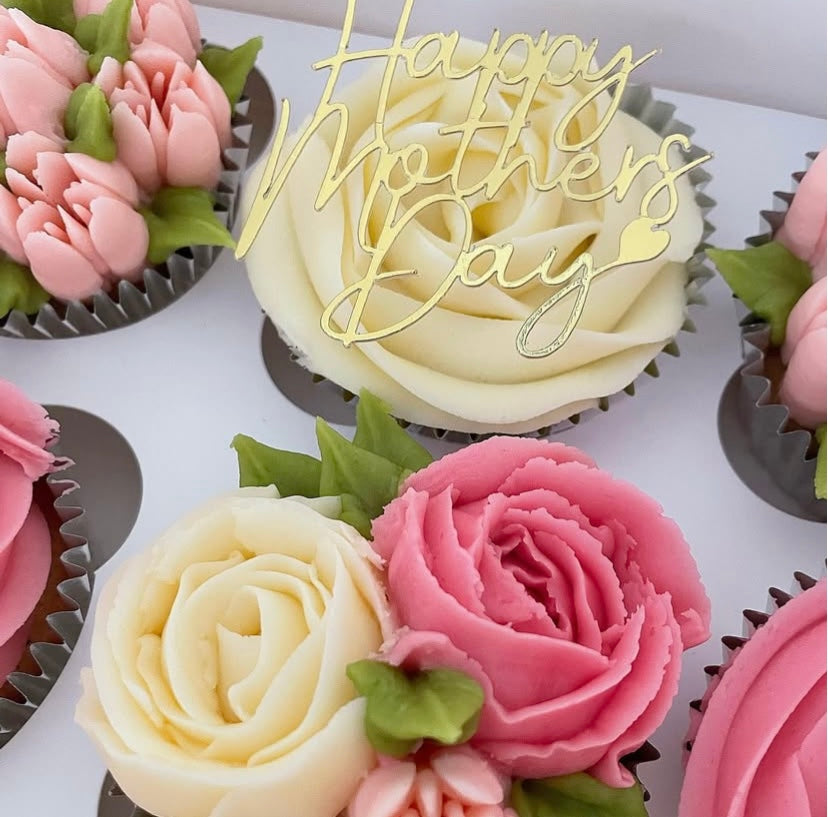 Happy Mother’s Day cupcake toppers