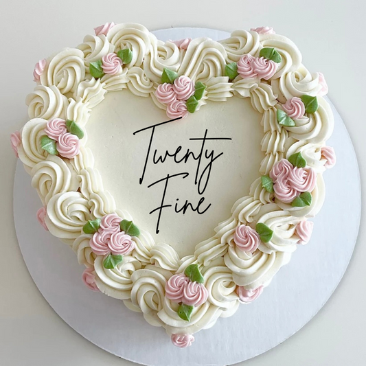 Twenty Fine cake charm