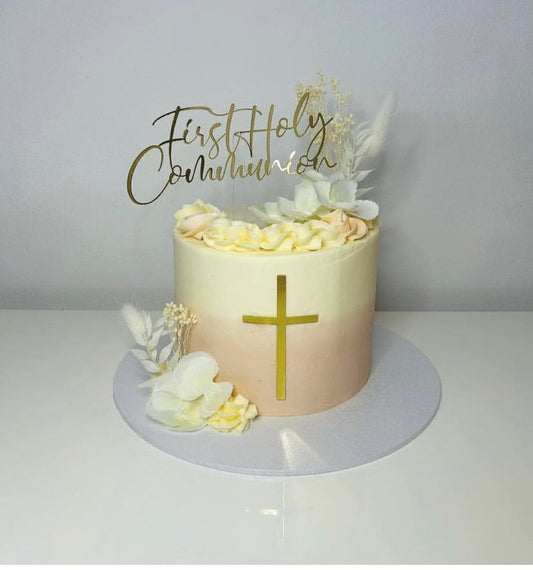 First holy communion cake topper, Holy communion cake topper set