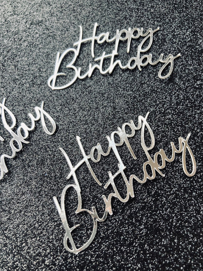Happy birthday cupcake topper