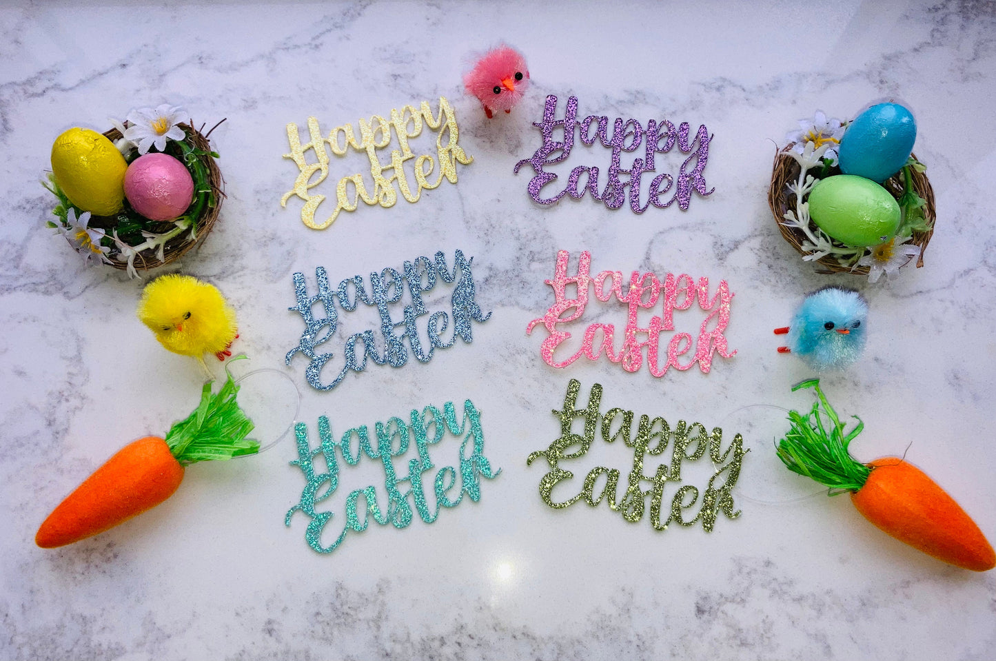 Easter cupcake toppers