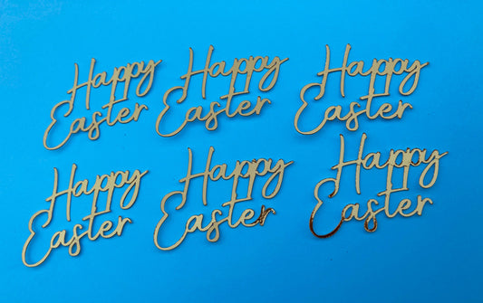 Happy Easter cupcake toppers