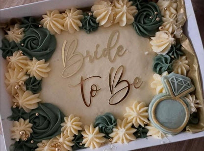 Bride to be cake charm, Bride to be cake topper