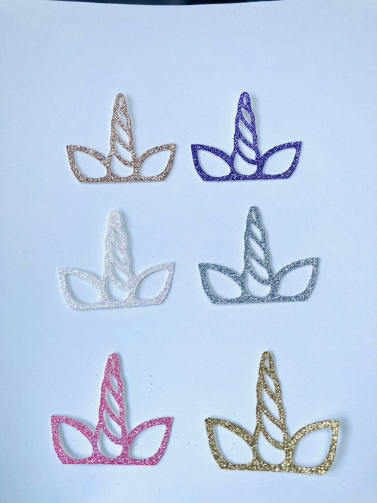 Unicorn cupcake toppers